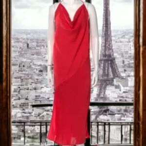 Cushnie Red Midi Dress w/Tags -4XL/US 20